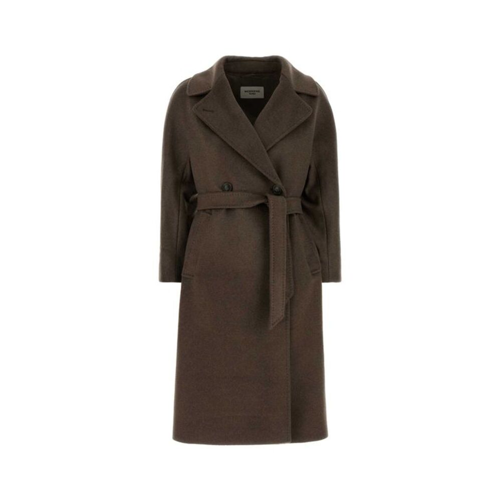 Weekend Max Mara Women Mud Wool Resina Coat